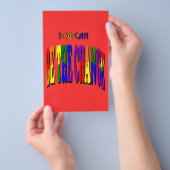 Sie können die Veränderung sein Flyer (Handgriff)