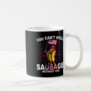 Sie können die Wurst nicht ohne die sonnige Dackel Kaffeetasse