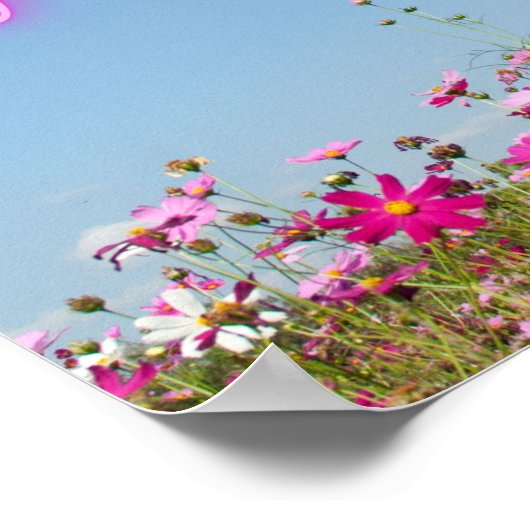 Sie können dies Wildblumen und Neon tun Poster (Ecke)