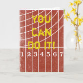 Sie können diese Ermutigungskarte für Spur-Läufer  Karte (Gelbe Blume)