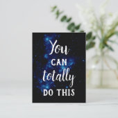 SIE KÖNNEN DIESE ZOLLGalaxie Postkarte (Stehend Vorderseite)