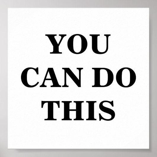 Sie können dieses Minimalistische Poster machen (Vorne)