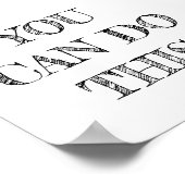 Sie können dieses Minimalistische Poster machen (Ecke)