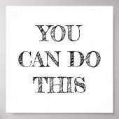 Sie können dieses Minimalistische Poster machen (Vorne)