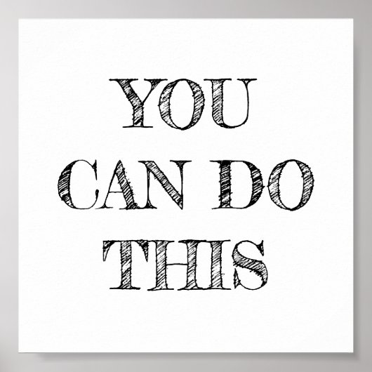 Sie können dieses Minimalistische Poster machen (Vorne)