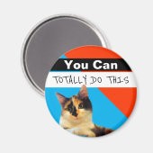 Sie können dieses Niedliche Kitten Blue Orange kom Magnet (Vorderseite/Rückseite)