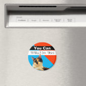 Sie können dieses Niedliche Kitten Blue Orange kom Magnet (In Situ (Geschirrspüler))