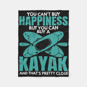 Sie können ein Kayak Funny Kayaking Kayaker Boot k Fleecedecke