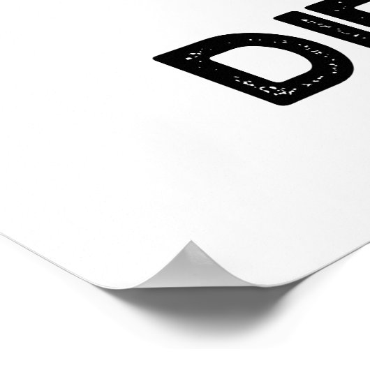 Sie können einen anderen, lustigen Kuchen-Pun back Poster (Ecke)