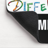 Sie können einen Unterschied motivierend Zitat Mousepad (Ecke)