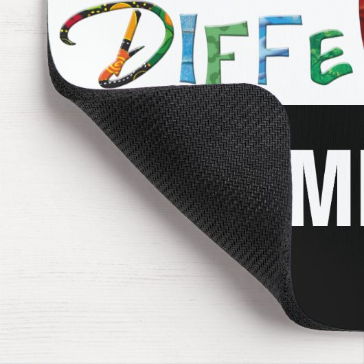 Sie können einen Unterschied motivierend Zitat Mousepad (Ecke)