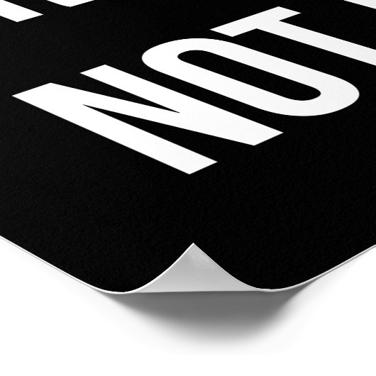 Sie können Ergebnisse oder Ausreden haben Poster (Ecke)