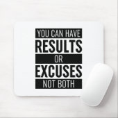 Sie können Ergebnisse oder Ausreden nicht beide ha Mousepad (Mit Mouse)