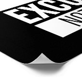 Sie können Ergebnisse oder Ausreden nicht beide ha Poster (Ecke)