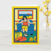 Sie können es_B_Greeting-Karte machen Karte (Gelbe Blume)