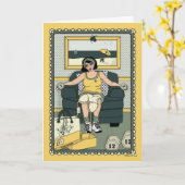 Sie können es_C_Greeting-Karte machen Karte (Gelbe Blume)