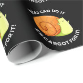 Sie können es Escargot für es Schnecke Puppe Dark Geschenkpapier (Rolleneckpunkt)