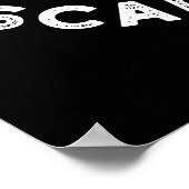 Sie können es Escargot für es Schnecke Puppe Dark Poster (Ecke)