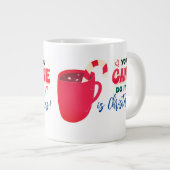 Sie können es in Weihnachten machen Jumbo-Tasse (Vorderseite Rechts)