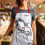 Sie können es kochen - Stilvolle Rosie the Riveter Schürze<br><div class="desc">Sie können es Rosie die Riveter Schürze kochen - Dieses inspirierend Design der Schürze zeichnet sich durch ein stilvolles Bild aus, das auf dem überaus coolen "We Can Do It!" basiert. Amerikanische Propagandaposter. In Verbindung mit Rosie ist der Riveter, der während des Zweiten Weltkriegs maßgeblich an der Bewegung von Frauen...</div>