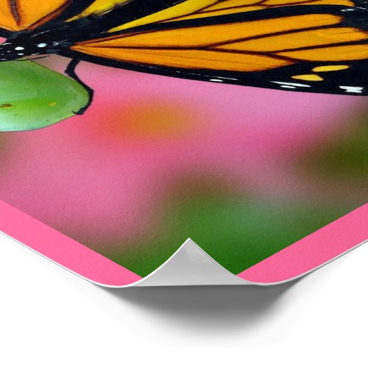 Sie können es Monarchschmetterling machen Poster (Ecke)