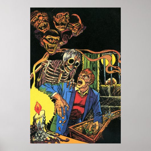 Sie können es nicht mitnehmen Geister Horror Comic Poster (Vorne)