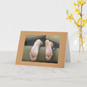 SIE KÖNNEN ES NICHT VERSTECKEN - ÜBER DEN GEBURTST KARTE (Gelbe Blume)