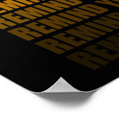 Sie können es (orange) Motivierend machen Poster (Ecke)