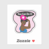 Sie können es Pickleball machen (B) Aufkleber (Blatt)