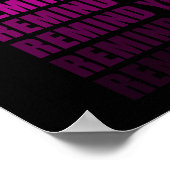 Sie können es (rosa) Motivierend machen Poster (Ecke)