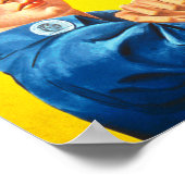 Sie können es Rosie machen, die Riveter Feminist Poster (Ecke)