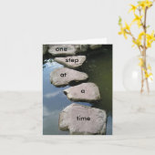 Sie können es schrittweise tun Motivationskarte Karte (Gelbe Blume)