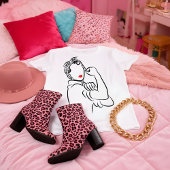 Sie können es - Stilvolle Rosie the Riveter T-Shirt