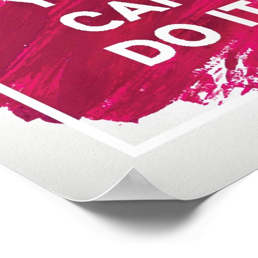 Sie können es tun 3 poster (Ecke)