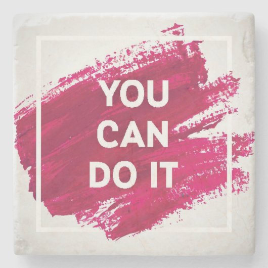 Sie können es tun 3 steinuntersetzer (Vorderseite)