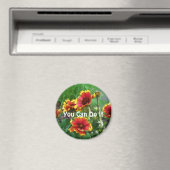 Sie können es tun Blume Motivierend Magnet (In Situ (Geschirrspüler))