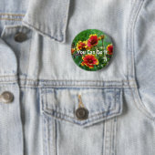 Sie können es tun Gänseblümchen-Blumen-motivierend Button (Beispiel)