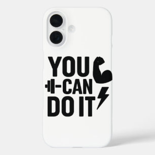 Sie können es tun - Inspiration Sport Phone Case