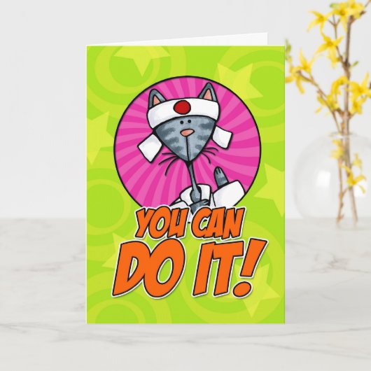 Sie können es tun! karte (Gelbe Blume)