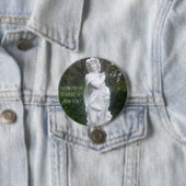 "Sie können Frieden nicht finden…" Virginia Woolf Button (Beispiel)