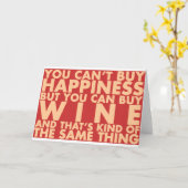 Sie können Glück nicht kaufen, aber Sie können Karte (Gelbe Blume)