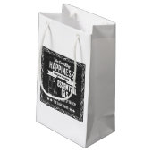 Sie können Glück nicht kaufen, aber Sie können Kleine Geschenktüte (Rückseite Schrägansicht)