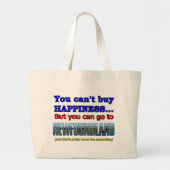 SIE KÖNNEN GLÜCK NICHT KAUFEN JUMBO STOFFBEUTEL (Vorne)