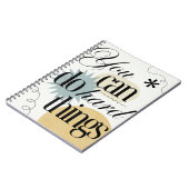 Sie können harte Dinge tun Inspiration Notizblock (Linke Seite)