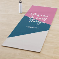 Sie können harte Dinge tun Pink Blue Gray Mod Cust