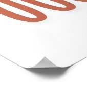 Sie können harte Dinge tun, Retro Motivation Zitat Poster (Ecke)