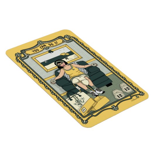 Sie können ihn_C_4x6-Kühlschrank erstellen Magnet (Rechte Seite)