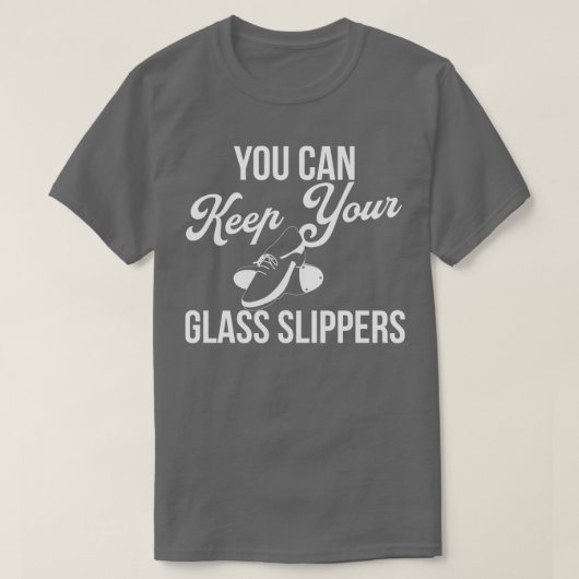 Sie können Ihre Glass-Slippers Funny Stich Tanzen  T-Shirt (Design vorne)