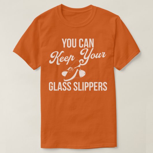 Sie können Ihre Glass-Slippers Funny Stich Tanzen  T-Shirt (Design vorne)