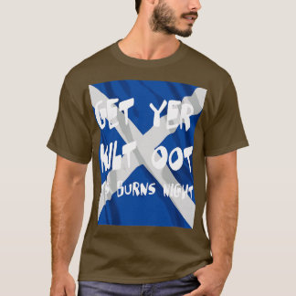 Sie können Ihren Kilo an den Burns Night White Tex T-Shirt